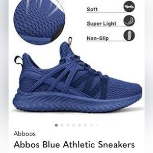 Abbos Blue Athletic Sneakers